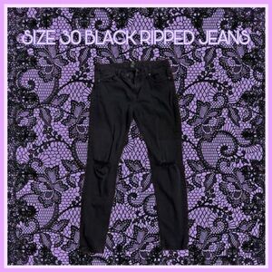 Skinny Black Ripped Jeans